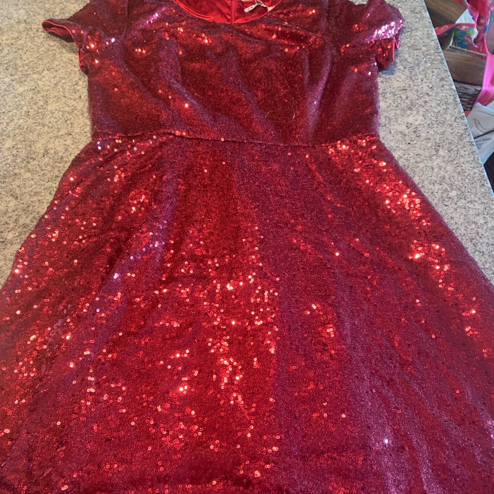 Red Sparkly Dress